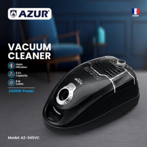 جاروبرقی 2200 مشکی آزور مدل AZ-345