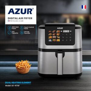 سرخکن 8 لیتر آزور مدل Az -417 استیل
