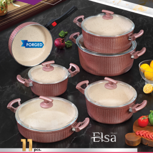 سرویس 10 پارچه السا رزگلد