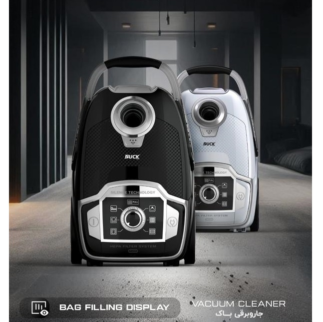 جارو برقی 3000وات مشکی باک مدل BK-1232