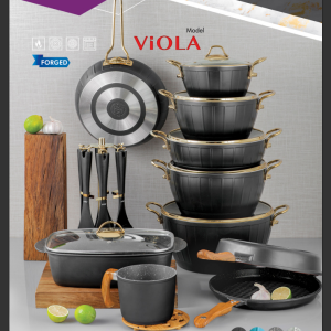 سرویس 24 پارچه اویز پلاس مدل ویولا (سبز)