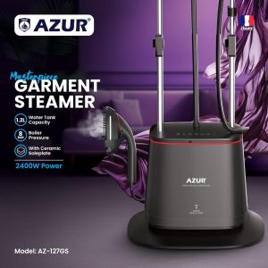 اتو ایستاده مشکی آزور مدل AZ-127