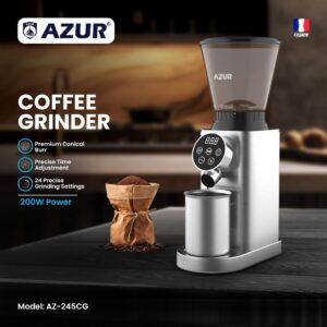 آسیاب قهوه استیل آزور مدل AZ-245