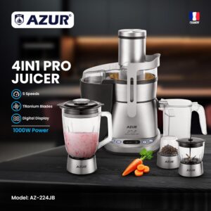 آبمیوه گیری 4 کاره آزور مدل AZ-224