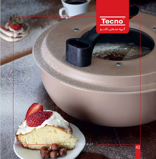 کیک پز برقی گرانیت تکنو نسکافه ای