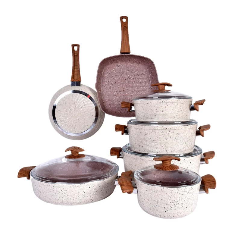 سرویس 12 پارچه اویزپلاس مدل سوینگ (کرم)