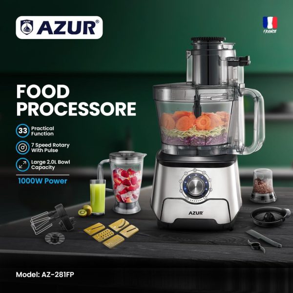 هن_درجه 4_ غذاساز آزور مدل R-AZ-281