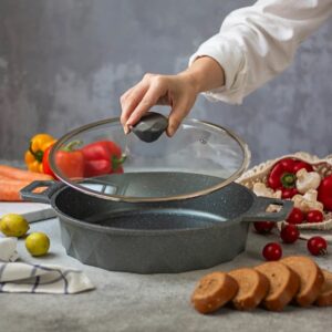 تابه دو دسته 28 تکنو مدل دایموند طوسی