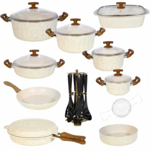 سرویس 25 پارچه اویزپلاس الیپس مشکی