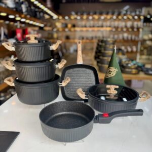 سرویس 11 پارچه درب سیلیکونی هرمس سبز