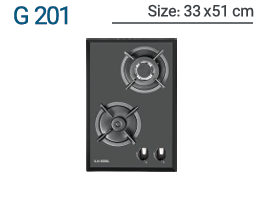 گاز صفحه ایی ایلیا استیل مدل G 201
