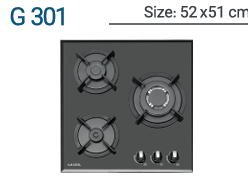 گاز صفحه ایی ایلیا استیل مدل G 301