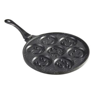 تابه چدن تکدسته نالینو مدل پنکیک مشکی