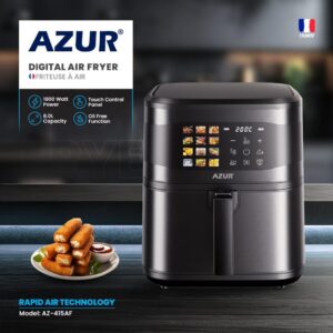 سرخکن 8 لیتر آزور مدل Az -417 مشکی